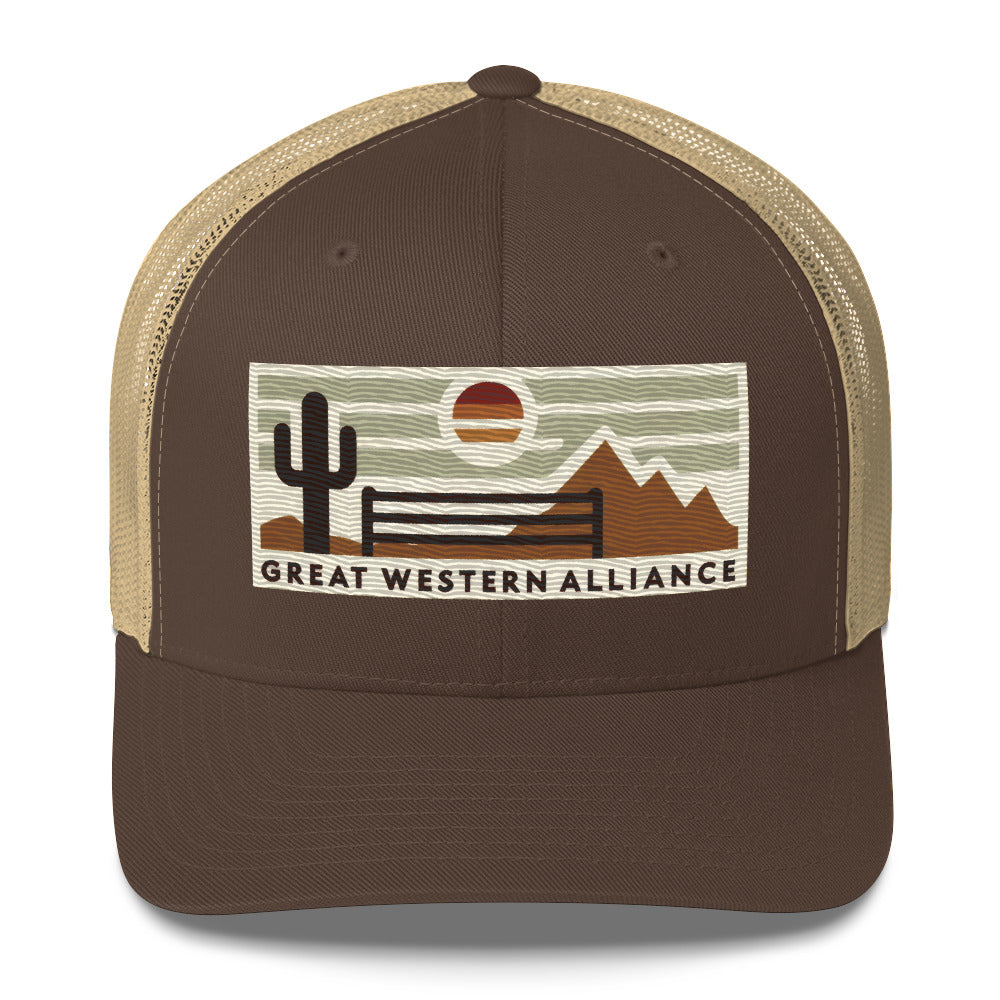 Desert Glory Retro Truckers Hat