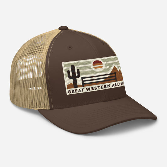 Desert Glory Retro Truckers Hat